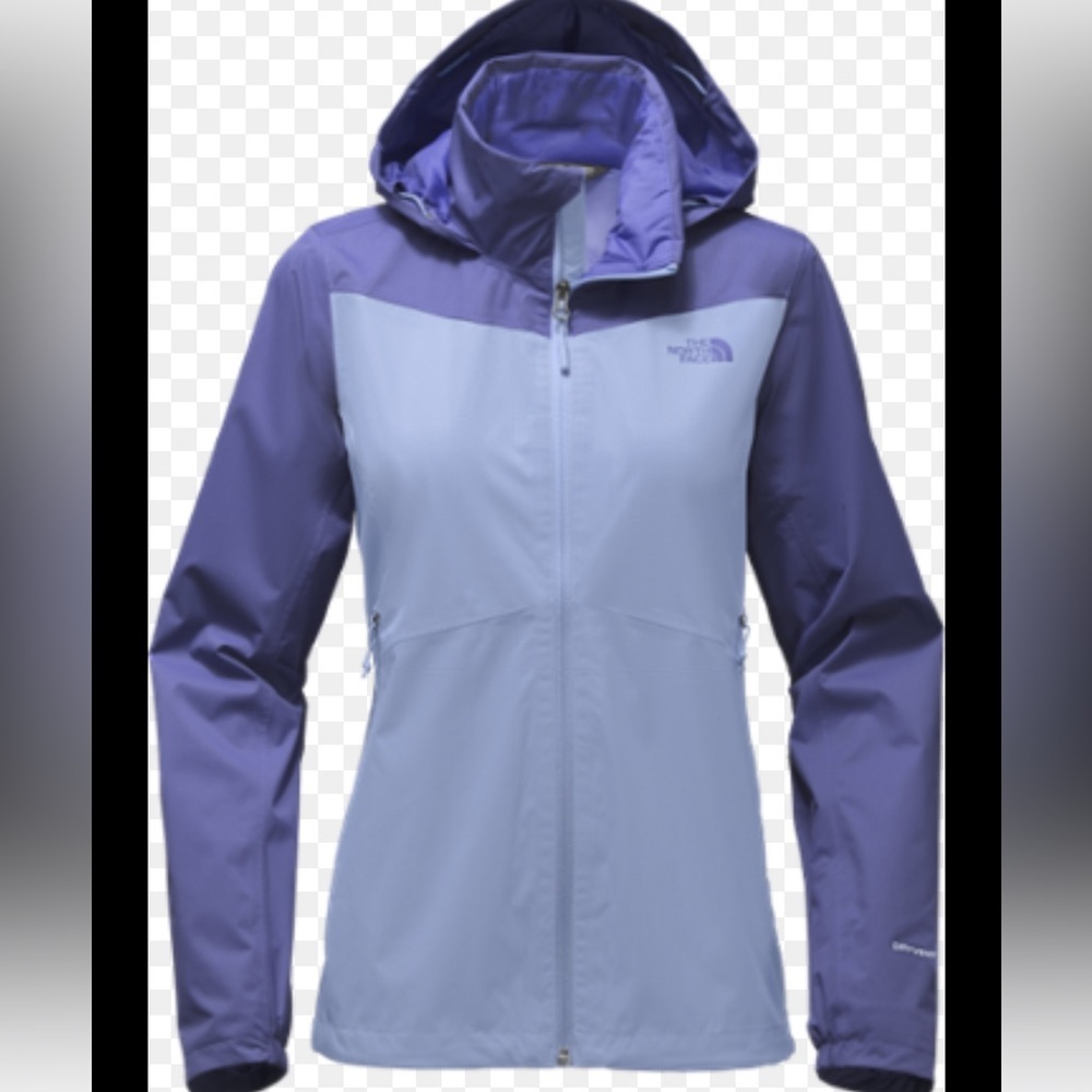 The North Face Resolve Plus Full Zip Dry Vent Rain Jacket Two Tone Purple M - Picture 15 of 15